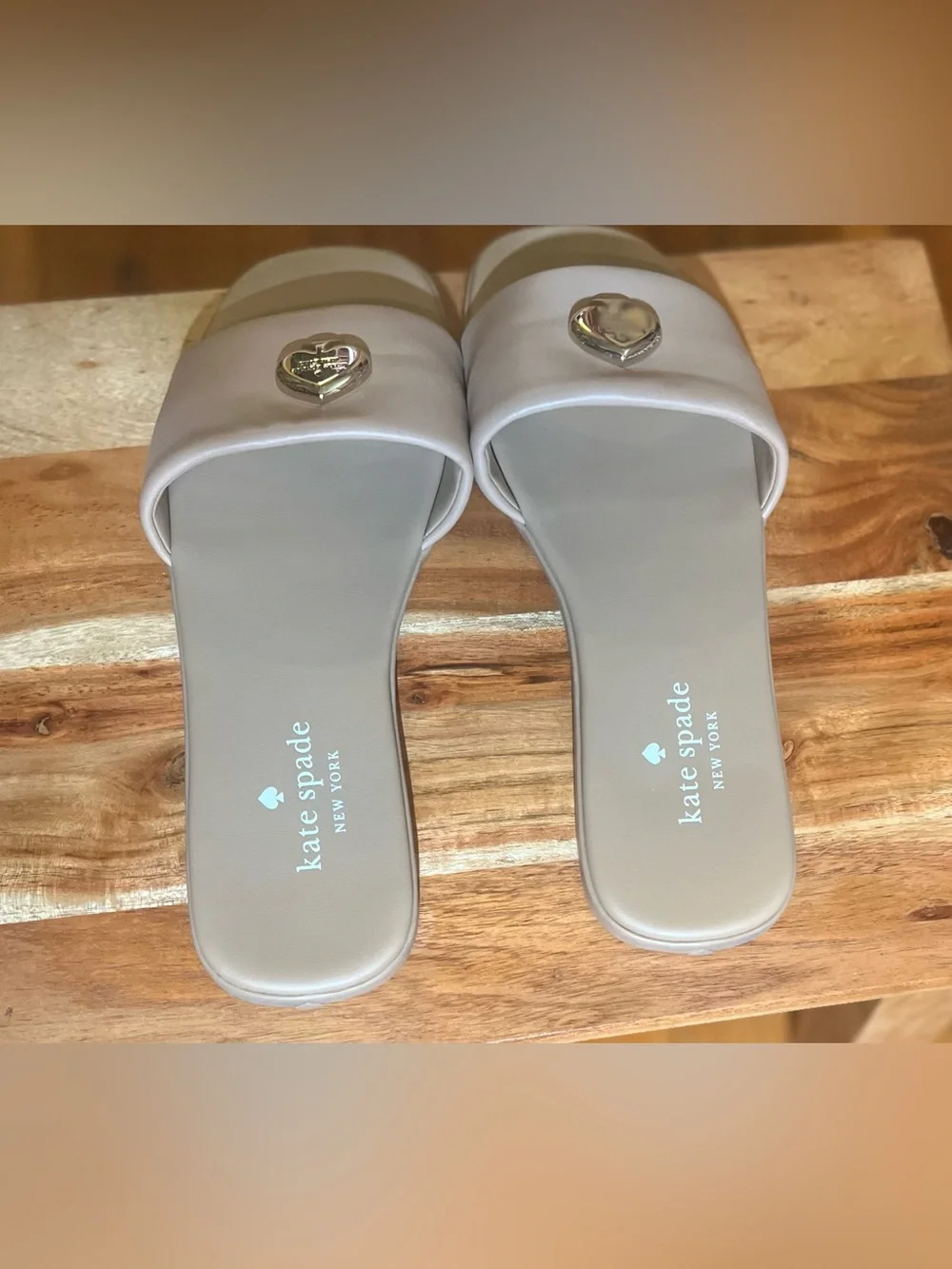kate Spade Kendall Smooth Leather Slide Sandal